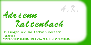 adrienn kaltenbach business card